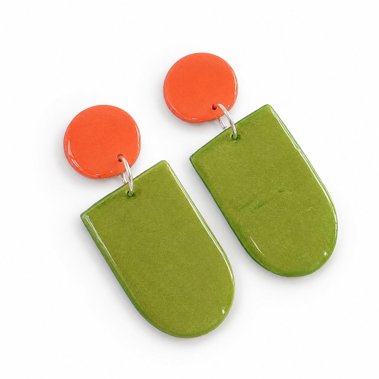Arch Drop - Orange & Green