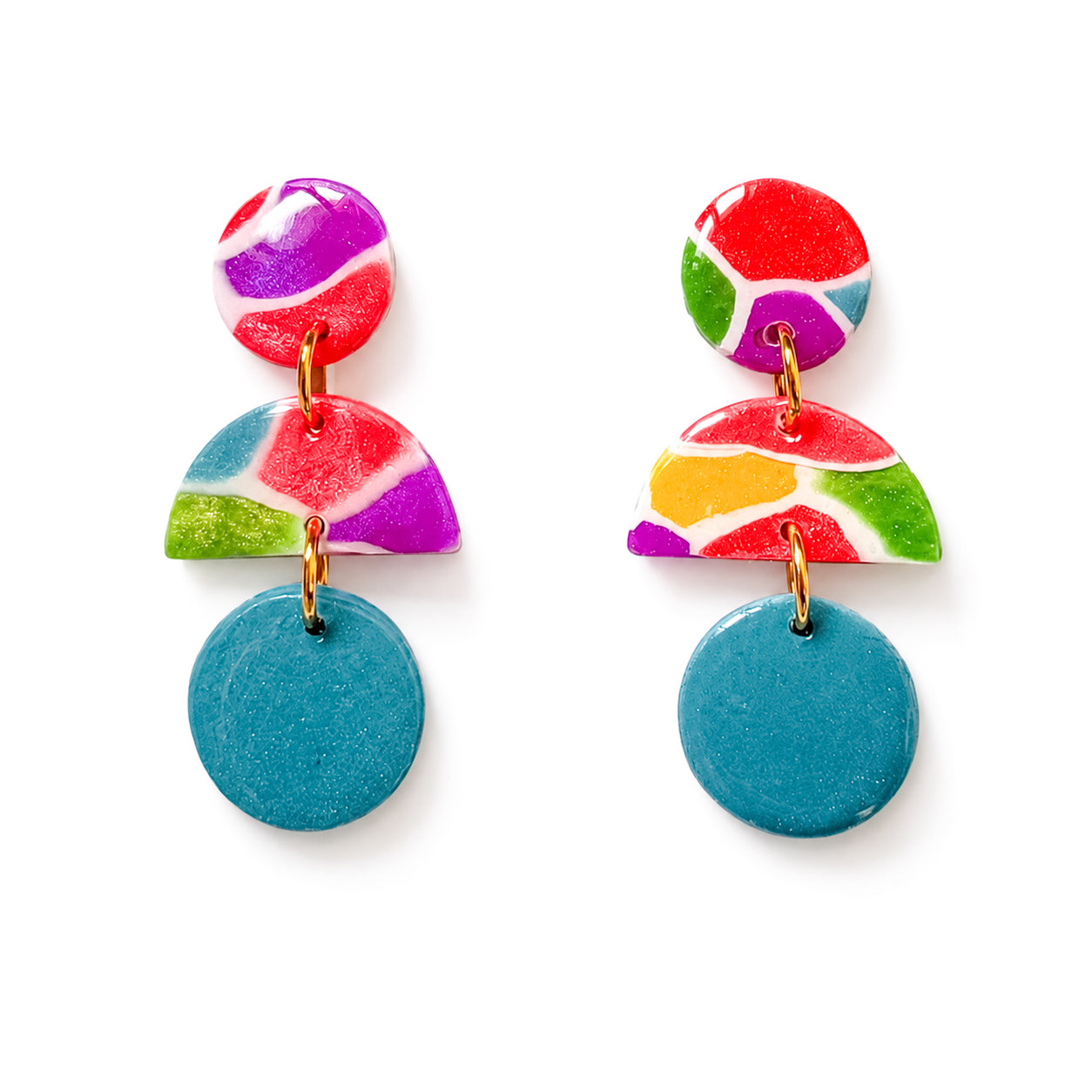 Mini RockPool Drop - Mosaic & Teal