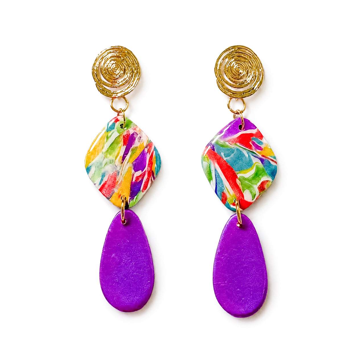 Tide Stack - Marbled & Purple