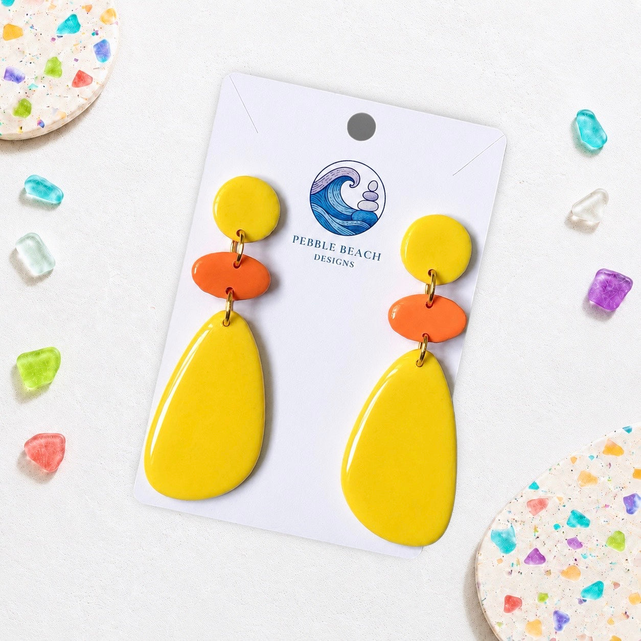 Shoreline Drop - Yellow & Orange
