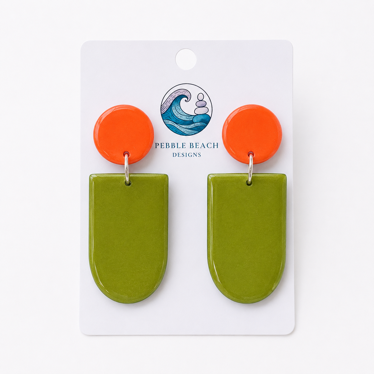 Arch Drop - Orange & Green