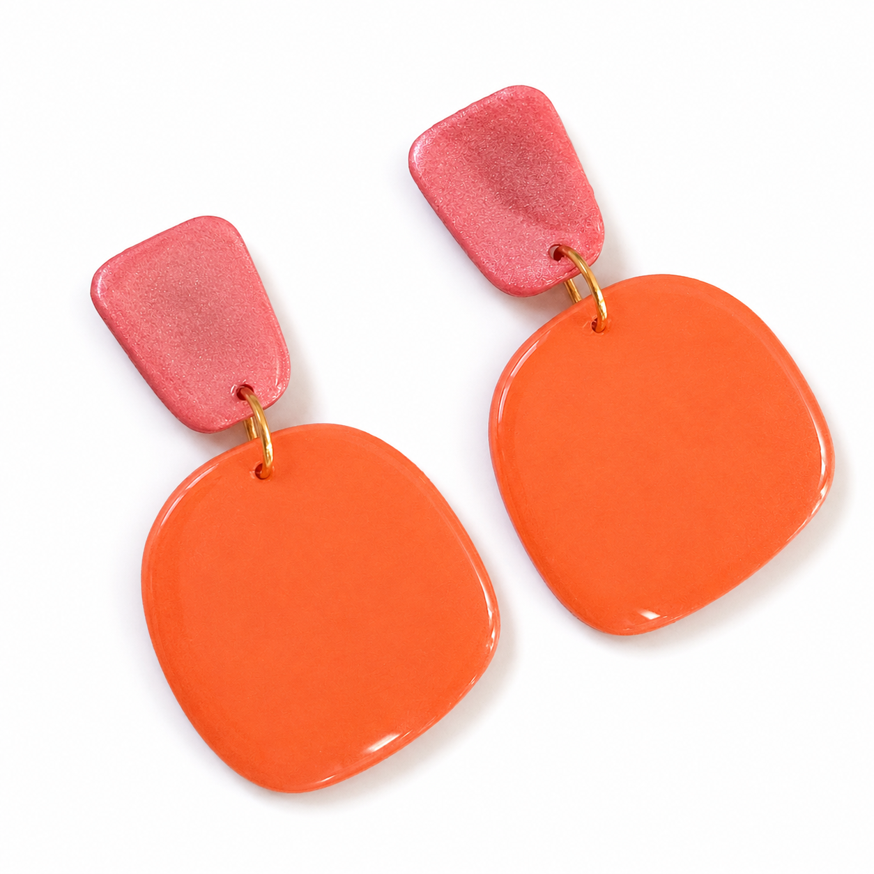 Strand Drop - Coral & Orange