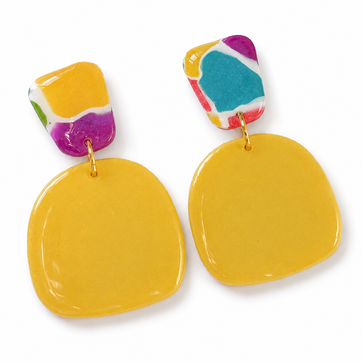 Strand Drop - Mosaic & Yellow