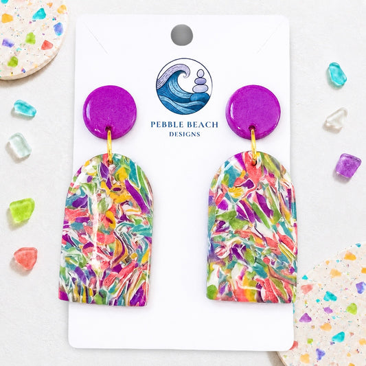 Arch Drop - Purple & Marbled