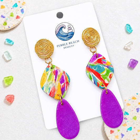 Tide Stack - Marbled & Purple