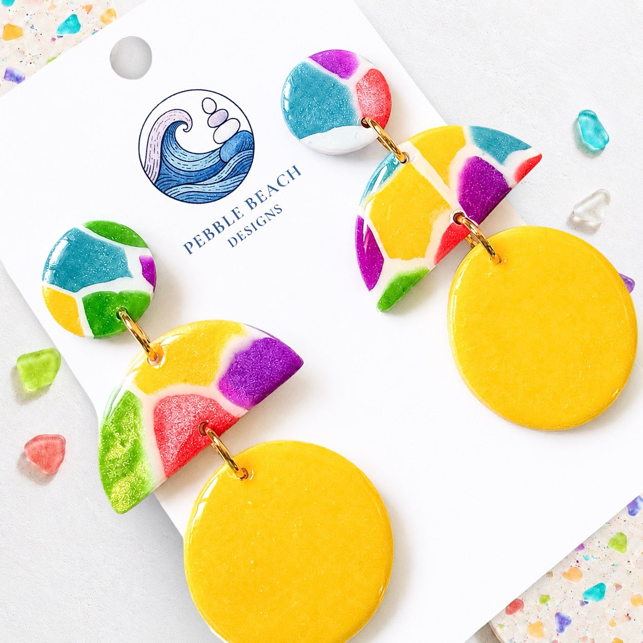 RockPool Drop - Mosaic & Yellow