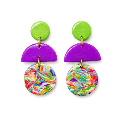 RockPool Drop - Green, Purple & Marbled