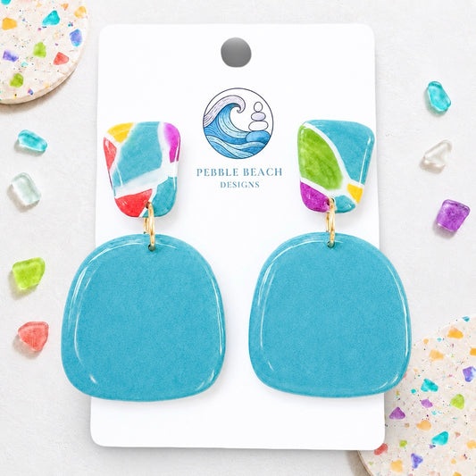 Strand Drop - Mosaic & Teal