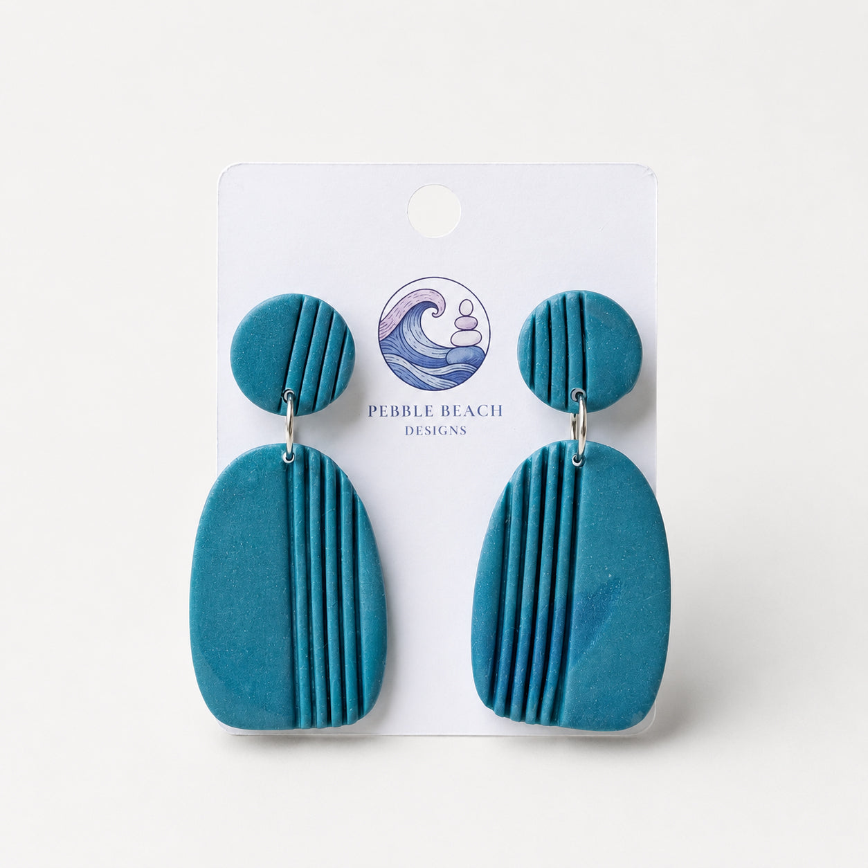 Deckchair Drop Earrings - Teal
