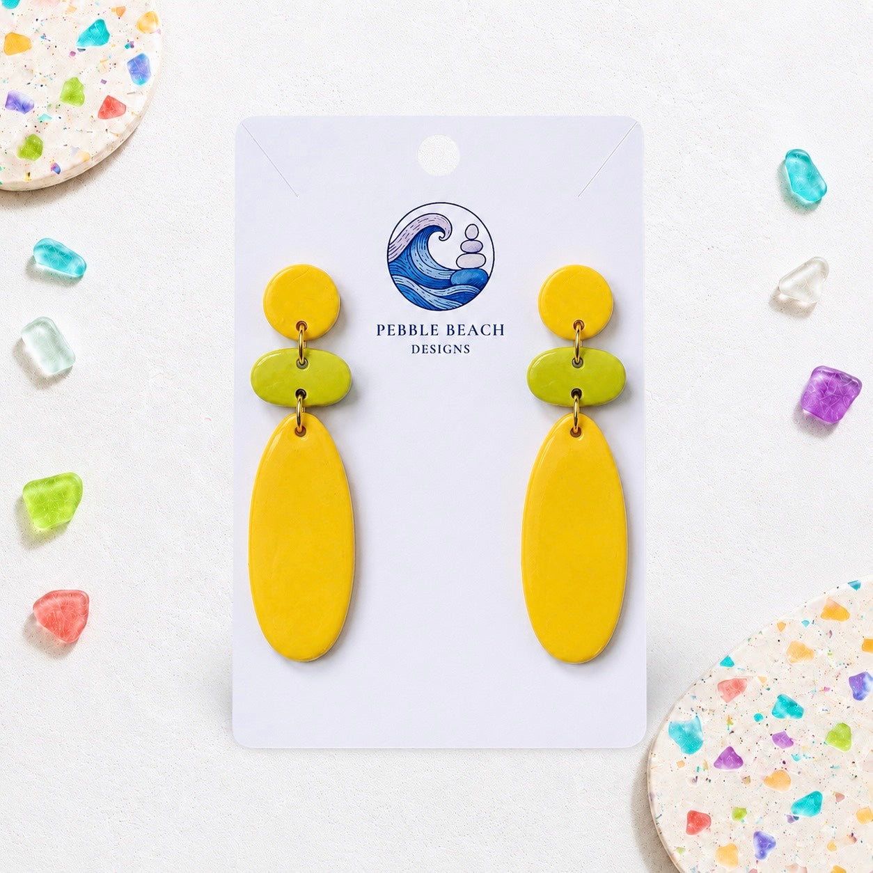 Sunbeam Drop - Yellow & Green