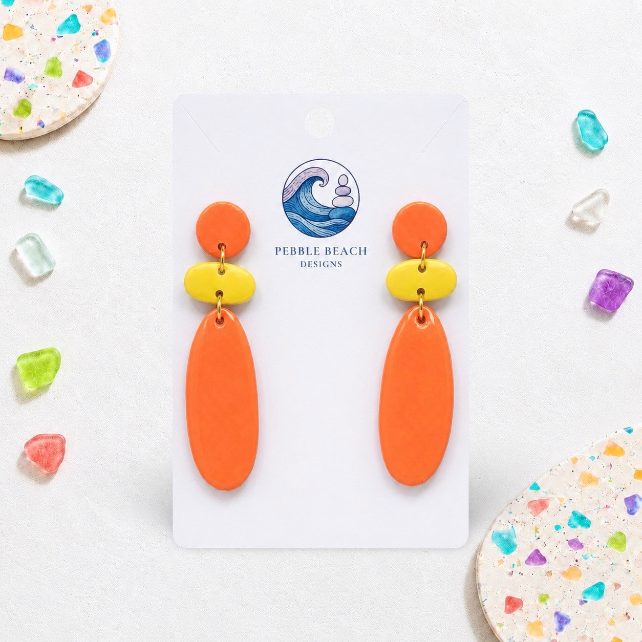 Sunbeam Drop - Orange & Yellow